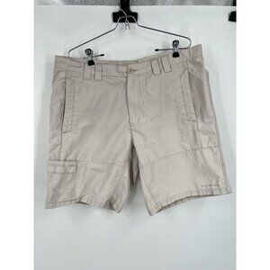 Men’s Columbia Performance Fishing Gear PFG Shorts Khaki Size 38
